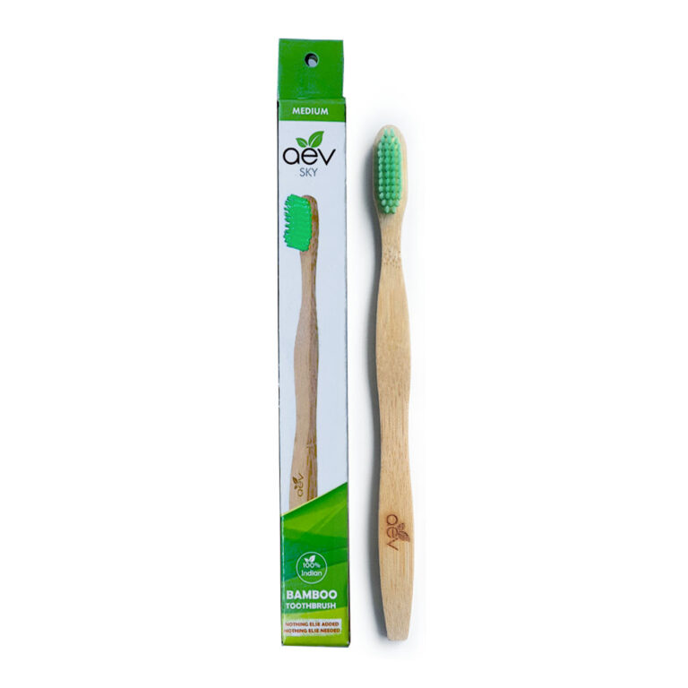 AEV Sky Regular S-Curve Bamboo Toothbrush